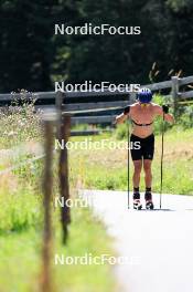 06.08.2024, Lenzerheide, Switzerland (SUI): Ilan Pittier (SUI) - Cross-Country summer training, Lenzerheide (SUI). www.nordicfocus.com. © Manzoni/NordicFocus. Every downloaded picture is fee-liable.