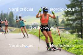 15.08.2024, Ulrichen, Switzerland (SUI): Katharina Hennig (GER) - Cross-Country summer training, Ulrichen (SUI). www.nordicfocus.com. © Manzoni/NordicFocus. Every downloaded picture is fee-liable.