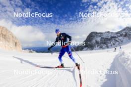 14.10.2024, Ramsau am Dachstein, Austria (AUT): Federico Pellegrino (ITA) - Cross-Country summer training, Dachsteinglacier, Ramsau am Dachstein (AUT). www.nordicfocus.com. © Manzoni/NordicFocus. Every downloaded picture is fee-liable.