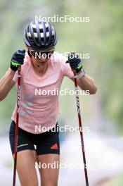 15.08.2024, Ulrichen, Switzerland (SUI): Katherine Sauerbrey (GER) - Cross-Country summer training, Ulrichen (SUI). www.nordicfocus.com. © Manzoni/NordicFocus. Every downloaded picture is fee-liable.