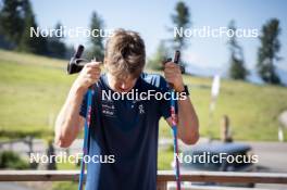 09.07.2024, Lavaze, Italy (ITA): Cyril Faehndrich (SUI) - Cross-Country summer training, Lavaze (ITA). www.nordicfocus.com. © Vanzetta/NordicFocus. Every downloaded picture is fee-liable.