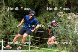 10.09.2024, Lenzerheide, Switzerland (SUI): Jonas Baumann (SUI) - Cross-Country training, Lenzerheide (SUI). www.nordicfocus.com. © Manzoni/NordicFocus. Every downloaded picture is fee-liable.