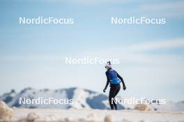 18.06.2024, Tignes, France (FRA): Delphine Claudel (FRA) - Cross-Country summer training, Tignes (FRA). www.nordicfocus.com. © Authamayou/NordicFocus. Every downloaded picture is fee-liable.