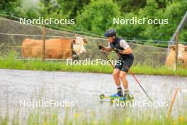 21.06.2024, Les Diablerets, Switzerland (SUI): Valerio Grond (SUI) - Cross-Country summer training, Les Diablerets (SUI). www.nordicfocus.com. © Manzoni/NordicFocus. Every downloaded picture is fee-liable.