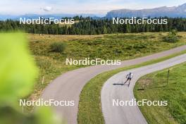 08.08.2024, Lavaze, Italy (ITA): Lucas Boegl (GER) - Cross-Country summer training, Lavaze (ITA). www.nordicfocus.com. © Vanzetta/NordicFocus. Every downloaded picture is fee-liable.