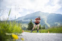 09.07.2024, Lavaze, Italy (ITA): Nadine Faehndrich (SUI) - Cross-Country summer training, Lavaze (ITA). www.nordicfocus.com. © Vanzetta/NordicFocus. Every downloaded picture is fee-liable.