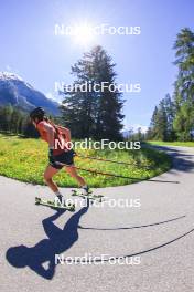 04.06.2024, Lenzerheide, Switzerland (SUI): Giuliana Werro (SUI) - Cross-Country training, Lenzerheide (SUI). www.nordicfocus.com. © Manzoni/NordicFocus. Every downloaded picture is fee-liable.