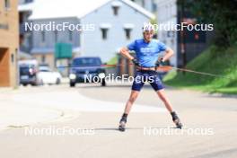 24.07.2024, Premanon, France (FRA): Mathis Desloges (FRA) - Cross-Country summer training, Premanon (FRA). www.nordicfocus.com. © Manzoni/NordicFocus. Every downloaded picture is fee-liable.