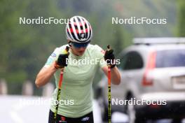 14.08.2024, Ulrichen, Switzerland (SUI): Victoria Carl (GER) - Cross-Country summer training, Ulrichen (SUI). www.nordicfocus.com. © Manzoni/NordicFocus. Every downloaded picture is fee-liable.