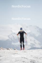 19.06.2024, Tignes, France (FRA): Hugo Lapalus (FRA) - Cross-Country summer training, Tignes (FRA). www.nordicfocus.com. © Authamayou/NordicFocus. Every downloaded picture is fee-liable.