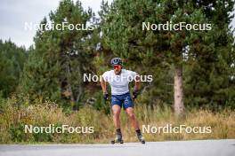 21.09.2024, Font-Romeu, France (FRA): Richard Jouve (FRA) - Cross-Country summer training, Font-Romeu (FRA). www.nordicfocus.com. © Authamayou/NordicFocus. Every downloaded picture is fee-liable.