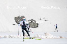 18.06.2024, Tignes, France (FRA): Léna Quintin (FRA) - Cross-Country summer training, Tignes (FRA). www.nordicfocus.com. © Authamayou/NordicFocus. Every downloaded picture is fee-liable.