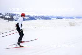 22.06.2024, Les Diablerets, Switzerland (SUI): Ilan Pittier (SUI) - Cross-Country summer training on the Glacier 3000, Les Diablerets (SUI). www.nordicfocus.com. © Manzoni/NordicFocus. Every downloaded picture is fee-liable.