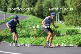 14.08.2024, Ulrichen, Switzerland (SUI): Lucas Boegl (GER) - Cross-Country summer training, Ulrichen (SUI). www.nordicfocus.com. © Manzoni/NordicFocus. Every downloaded picture is fee-liable.