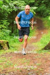 21.06.2024, Les Diablerets, Switzerland (SUI): Jason Rueesch (SUI) - Cross-Country summer training, Les Diablerets (SUI). www.nordicfocus.com. © Manzoni/NordicFocus. Every downloaded picture is fee-liable.