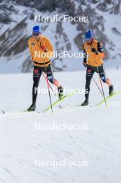 14.10.2024, Ramsau am Dachstein, Austria (AUT): Albert Kuchler (GER) - Cross-Country summer training, Dachsteinglacier, Ramsau am Dachstein (AUT). www.nordicfocus.com. © Manzoni/NordicFocus. Every downloaded picture is fee-liable.