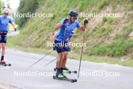 24.07.2024, Premanon, France (FRA): Richard Jouve (FRA) - Cross-Country summer training, Premanon (FRA). www.nordicfocus.com. © Manzoni/NordicFocus. Every downloaded picture is fee-liable.