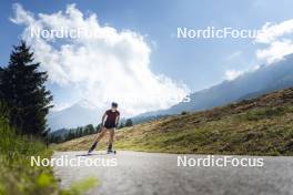 09.07.2024, Lavaze, Italy (ITA): Nicole Monsorno (ITA) - Cross-Country summer training, Lavaze (ITA). www.nordicfocus.com. © Vanzetta/NordicFocus. Every downloaded picture is fee-liable.