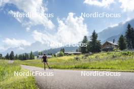 09.07.2024, Lavaze, Italy (ITA): Nicole Monsorno (ITA) - Cross-Country summer training, Lavaze (ITA). www.nordicfocus.com. © Vanzetta/NordicFocus. Every downloaded picture is fee-liable.