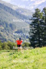 15.08.2024, Ulrichen, Switzerland (SUI): Albert Kuchler (GER) - Cross-Country summer training, Ulrichen (SUI). www.nordicfocus.com. © Manzoni/NordicFocus. Every downloaded picture is fee-liable.