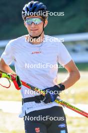 15.08.2024, Ulrichen, Switzerland (SUI): Friedrich Moch (GER) - Cross-Country summer training, Ulrichen (SUI). www.nordicfocus.com. © Manzoni/NordicFocus. Every downloaded picture is fee-liable.