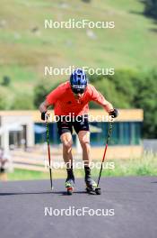 15.08.2024, Ulrichen, Switzerland (SUI): Albert Kuchler (GER) - Cross-Country summer training, Ulrichen (SUI). www.nordicfocus.com. © Manzoni/NordicFocus. Every downloaded picture is fee-liable.