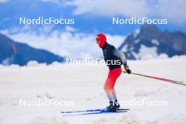 22.06.2024, Les Diablerets, Switzerland (SUI): Antonin Savary (SUI) - Cross-Country summer training on the Glacier 3000, Les Diablerets (SUI). www.nordicfocus.com. © Manzoni/NordicFocus. Every downloaded picture is fee-liable.