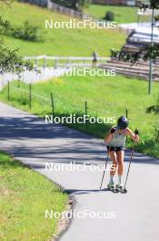 06.08.2024, Lenzerheide, Switzerland (SUI): Giuliana Werro (SUI) - Cross-Country summer training, Lenzerheide (SUI). www.nordicfocus.com. © Manzoni/NordicFocus. Every downloaded picture is fee-liable.