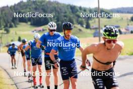 24.07.2024, Premanon, France (FRA): Julien Arnaud (FRA) - Cross-Country summer training, Premanon (FRA). www.nordicfocus.com. © Manzoni/NordicFocus. Every downloaded picture is fee-liable.