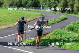 14.08.2024, Ulrichen, Switzerland (SUI): Lucas Boegl (GER) - Cross-Country summer training, Ulrichen (SUI). www.nordicfocus.com. © Manzoni/NordicFocus. Every downloaded picture is fee-liable.