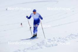 14.10.2024, Ramsau am Dachstein, Austria (AUT): Francesco De Fabiani (ITA) - Cross-Country summer training, Dachsteinglacier, Ramsau am Dachstein (AUT). www.nordicfocus.com. © Manzoni/NordicFocus. Every downloaded picture is fee-liable.