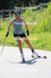 18.07.2024, Lenzerheide, Switzerland (SUI): Lea Fischer (SUI) - Cross-Country summer training, Lenzerheide (SUI). www.nordicfocus.com. © Manzoni/NordicFocus. Every downloaded picture is fee-liable.