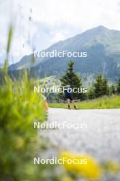 09.07.2024, Lavaze, Italy (ITA): Cyril Faehndrich (SUI) - Cross-Country summer training, Lavaze (ITA). www.nordicfocus.com. © Vanzetta/NordicFocus. Every downloaded picture is fee-liable.