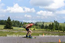 09.07.2024, Lavaze, Italy (ITA): Nadine Faehndrich (SUI) - Cross-Country summer training, Lavaze (ITA). www.nordicfocus.com. © Vanzetta/NordicFocus. Every downloaded picture is fee-liable.