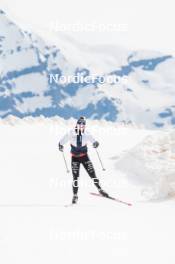 18.06.2024, Tignes, France (FRA): Mélissa Gal (FRA) - Cross-Country summer training, Tignes (FRA). www.nordicfocus.com. © Authamayou/NordicFocus. Every downloaded picture is fee-liable.