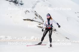 18.06.2024, Tignes, France (FRA): Mélissa Gal (FRA) - Cross-Country summer training, Tignes (FRA). www.nordicfocus.com. © Authamayou/NordicFocus. Every downloaded picture is fee-liable.