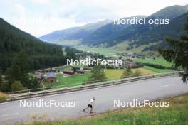 14.08.2024, Ulrichen, Switzerland (SUI): Jan-Friedrich Doerks (GER) - Cross-Country summer training, Ulrichen (SUI). www.nordicfocus.com. © Manzoni/NordicFocus. Every downloaded picture is fee-liable.