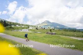 09.07.2024, Lavaze, Italy (ITA): Cyril Faehndrich (SUI) - Cross-Country summer training, Lavaze (ITA). www.nordicfocus.com. © Vanzetta/NordicFocus. Every downloaded picture is fee-liable.