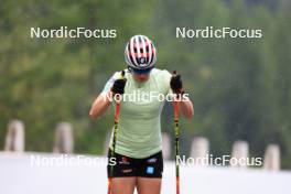 14.08.2024, Ulrichen, Switzerland (SUI): Victoria Carl (GER) - Cross-Country summer training, Ulrichen (SUI). www.nordicfocus.com. © Manzoni/NordicFocus. Every downloaded picture is fee-liable.