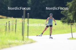 18.07.2024, Lenzerheide, Switzerland (SUI): Lea Fischer (SUI) - Cross-Country summer training, Lenzerheide (SUI). www.nordicfocus.com. © Manzoni/NordicFocus. Every downloaded picture is fee-liable.