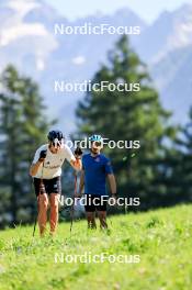 15.08.2024, Ulrichen, Switzerland (SUI): Jan Stoelben (GER) - Cross-Country summer training, Ulrichen (SUI). www.nordicfocus.com. © Manzoni/NordicFocus. Every downloaded picture is fee-liable.