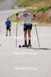 23.07.2024, Premanon, France (FRA): Mathis Desloges (FRA) - Cross-Country summer training, Premanon (FRA). www.nordicfocus.com. © Manzoni/NordicFocus. Every downloaded picture is fee-liable.