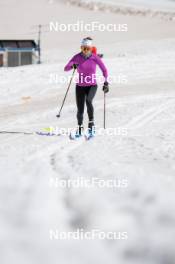 19.06.2024, Tignes, France (FRA): Delphine Claudel (FRA) - Cross-Country summer training, Tignes (FRA). www.nordicfocus.com. © Authamayou/NordicFocus. Every downloaded picture is fee-liable.