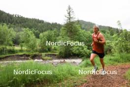 21.06.2024, Les Diablerets, Switzerland (SUI): Ilan Pittier (SUI) - Cross-Country summer training, Les Diablerets (SUI). www.nordicfocus.com. © Manzoni/NordicFocus. Every downloaded picture is fee-liable.