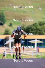 15.08.2024, Ulrichen, Switzerland (SUI): Lucas Boegl (GER) - Cross-Country summer training, Ulrichen (SUI). www.nordicfocus.com. © Manzoni/NordicFocus. Every downloaded picture is fee-liable.