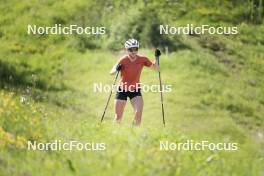 09.07.2024, Lavaze, Italy (ITA): Nadine Faehndrich (SUI) - Cross-Country summer training, Lavaze (ITA). www.nordicfocus.com. © Vanzetta/NordicFocus. Every downloaded picture is fee-liable.