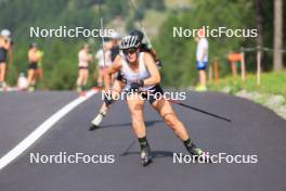 15.08.2024, Ulrichen, Switzerland (SUI): Coletta Rydzek (GER) - Cross-Country summer training, Ulrichen (SUI). www.nordicfocus.com. © Manzoni/NordicFocus. Every downloaded picture is fee-liable.