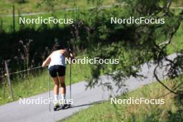 06.08.2024, Lenzerheide, Switzerland (SUI): Giuliana Werro (SUI) - Cross-Country summer training, Lenzerheide (SUI). www.nordicfocus.com. © Manzoni/NordicFocus. Every downloaded picture is fee-liable.