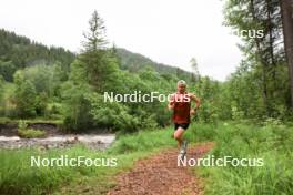 21.06.2024, Les Diablerets, Switzerland (SUI): Ilan Pittier (SUI) - Cross-Country summer training, Les Diablerets (SUI). www.nordicfocus.com. © Manzoni/NordicFocus. Every downloaded picture is fee-liable.