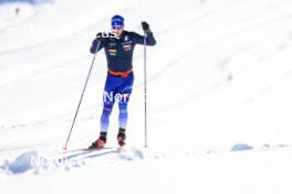 14.10.2024, Ramsau am Dachstein, Austria (AUT): Federico Pellegrino (ITA) - Cross-Country summer training, Dachsteinglacier, Ramsau am Dachstein (AUT). www.nordicfocus.com. © Manzoni/NordicFocus. Every downloaded picture is fee-liable.